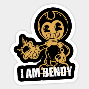 Funny Christmas Cool Bendy Sticker